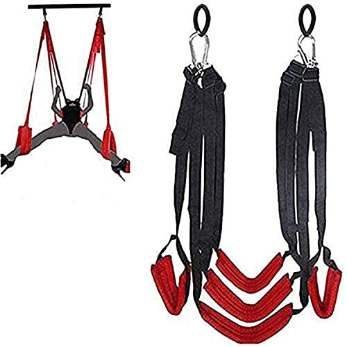 TRQOYTU Set Completo Altalena Sessuale Per Coppie Arredamento Sessuale Per Camera Da Letto BDSM SM Supporto Per Posizioni Sensuali Giocattolo Sessuale Per Coppie