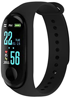 Blaupunkt BLP5220 - Braccialetto sportivo intelligente con cardiofrequenzimetro, iOS e Android, Bluetooth, monitoraggio del sonno, 3 giorni di batteria