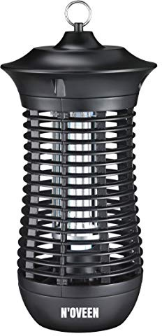 NOVEEN IKN18 IPX4 Insektenvernichter elektrisch für den Außenbereich - Tragbare elektrische Fliegenfalle für Ihr Zuhause - elektrischer insektenvernichter, Wanzenvernichter, Mückenvernichter Lampion
