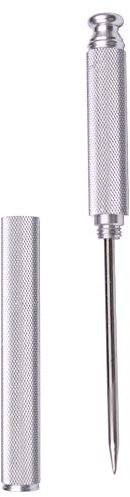 Ice Picks Aluminium Alloy Handle Stainless Steel Knife With Safety Cover Ice Tool Kitchen Tool for Restaurant Bar Home (Silver)