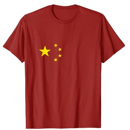 Bandiera Della Cina Origine Cinese Orgoglio Nazionale Regalo Maglietta