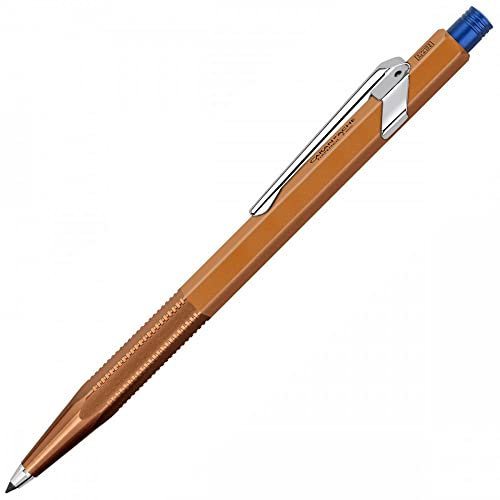 Caran d'Ache Fixpencil Minenhalter Alfredi Häberli Ocker für Minen mit einem Durchmesser von 2mm, 0022.077, Orange, 1 Stück (1er Pack)