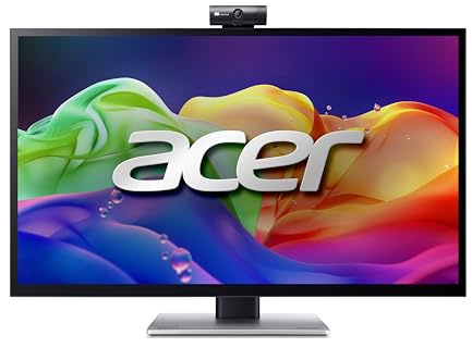 Acer PE270XT Moniteur Professionnel 27 (écran 69 cm) 5K (QHD), LED QD, 60 Hz DP/Type-C, 30 Hz HDMI, 4 ms (GTG), 2 x HDMI 2.1, DP 1.4, USB-C, USB HUB, HDR, réglable en Hauteur, Delta E<1