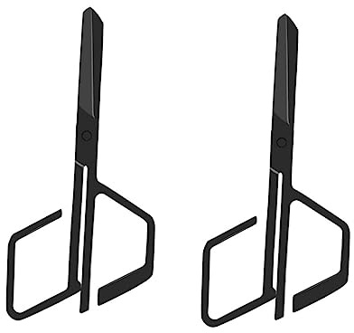 Angoily 2stücke Stainless Steel Nasenhaarschneider Und Augenbrauen- Für Herren Und Damen Präzise Und Sichere Trimmung Rostfrei Und Leicht Zu Reinigen Für Persönliche Pflege Schwarz