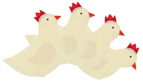 TOPBATHY 4 Stück Osterei-Set Ostern-Küken-Dekoration hühnerei gemütlich Eierschutzbeutel Eierhüllen für Ostern Haushalt Eierbeutel Eierregal thermische Abdeckung Stoff