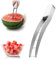 Melonenschneider, Wassermelonen Schneider, Obstschneider Melone, Edelstahl Wassermelonenschneider, Melonenausstecher, Melonenmesser für Wassermelone,Obstsalat,Cantaloupe,Papaya,Drachenfrucht (1 Stück)