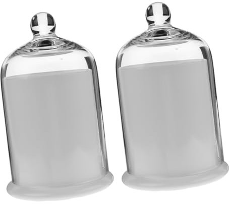 PRETYZOOM 2pcs Butter Dish Lid Cheese Storage Plate French Butter Keeper for Household Tableware