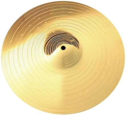 JunZheHub Platillo Crash de Aleación para Percusionistas Principiantes Y para Practicar, 20 Inch
