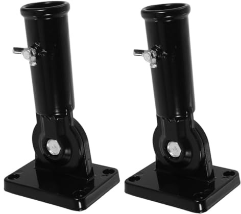BESPORTBLE 2pcs Flag Pole Mount Wall-mounted Bracket Adjustable Flag Holder for Outdoor Classroom Army Garden Window