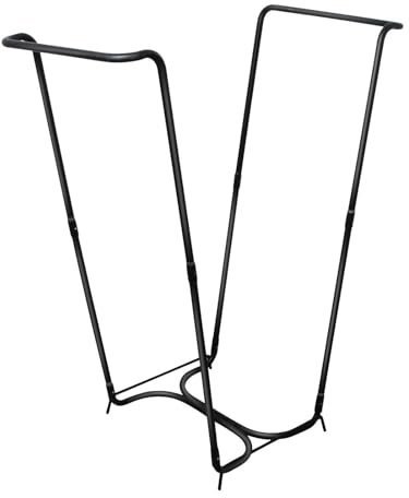 ycezw Support pour Sac à Feuilles – Cadre métallique Durable, Installation Rapide et Pratique | Support de Sac Poubelle pour extérieur avec Design Polyvalent pour ramassage de Feuilles et Linge Sale