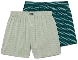 Abanderado Bóxers Abiertos de Punto Esencial Estampados Hombre x2 | Pack Calzoncillos, Estampados, 100% Algodón, Bóxers Abiertos, Apertura Frontal