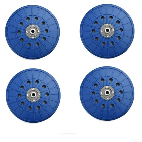 CWOQOCW 9 Pollice 230Mm Pad Di Backup Con Filettatura 14Mm Per Cartongesso Levigatrici 10 Foro Disco di Levigatura Piastra di Supporto Per Levigatrici Senza Polvere