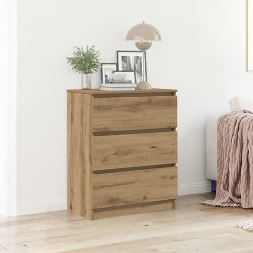 Frdhee Armadio da bar per soggiorno, credenza in rovere Artisan, 60 x 35 x 76 cm, in legno per cucina, soggiorno, facile da montare