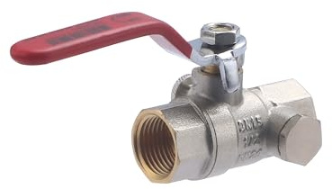 Vanne à Manette Plate Femelle - Femelle à purge 15x21 (1/2) NOYON & THIEBAULT