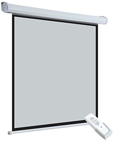 Ecran de Projection motorisé Home-cinéma Format 4:3 100 Pouces 203L x 152H cm Blanc