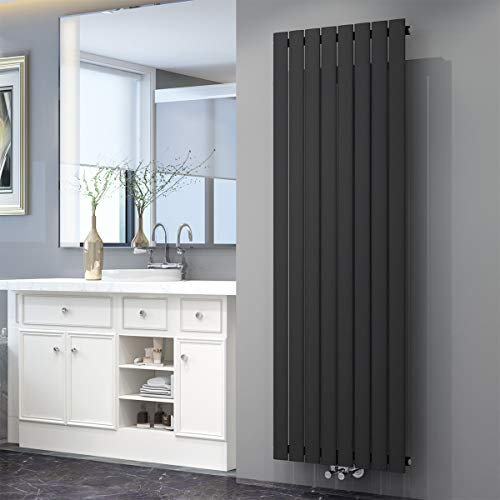 ELEGANT Design Flach Heizkörper 1800 x 616 mm Antrazit Badheizkörper Einlagig Heizkoerper Vertikal Paneelheizkörper