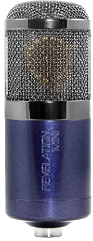 MXL Revelation FET Mini Microphone - Classic Tube Warmth, 3-Stage Pad, 48V Phantom Power, XLR Connectivity