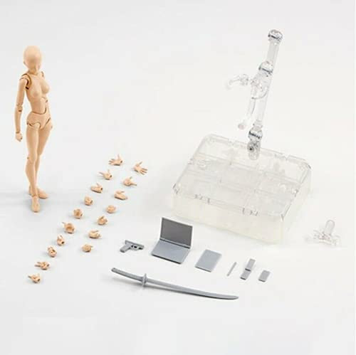 Zeichenfiguren für Künstler Modell Mannequin Sketch Bewegliche Hand Körper Zeichnung Kit (Frauen)