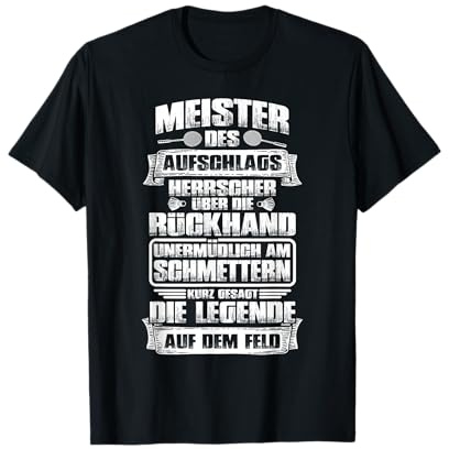 Die Legende Badmintonspieler Federball Badminton T-Shirt