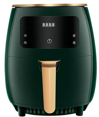 IkErna Freidora de Aire Multifuncional de 1400W, Capacidad de 4.5L, Olla de Cocción Saludable, Temporizador Y Temperatura sin Aceite./Grün