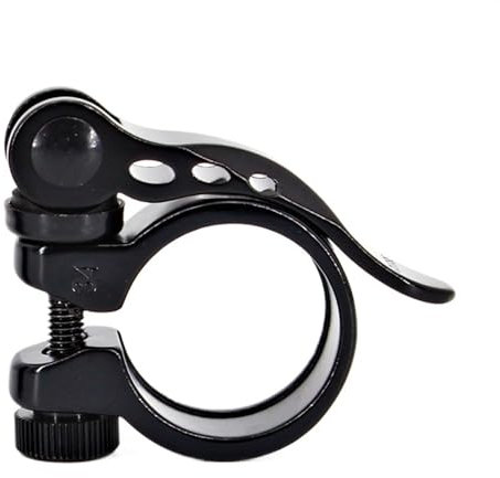 Legierung Sattelklemme,Fahrrad Sattelklemme Quick Release Sattelstütze Klemme 28,6/31,8/34,9mm Rennrad Rohr Clip Fahrrad Sitz Rohr Klemme Fahrrad Teile Radfahren teile(Color:28.6mm seat clamp)
