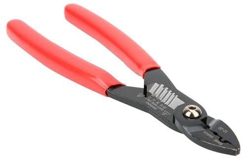 Professional Cable Repair Tool 4,in,1 Crimping Pliers, Stripper, Wire Cutter with Ergonomic Handle, 7in Length, Comfortable Grip, for Terminals, Electrical Wires