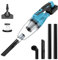 Aspirapolvere manuale a batteria per Makita da 18 V, 20000Pa, con ugello per pavimento, bocchetta per fessure, bocchetta per imbottitura, contenitore per polvere da 0,6 l, aspirapolvere senza fili per