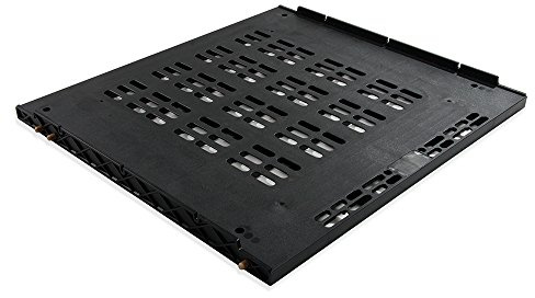 Emuca - Grundlage für Kühlschrank integriert in Modul für die Küche, 60 cm und Plattenstärken 16 mm, Kunststoff, Schwarz