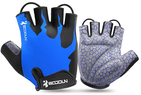 KONVINIT Fahrradhandschuhe Herren Sommer Halbfinger MTB Handschuhe,Radhandschuhe für Mountainbike/Rennrad,Fahrrad Handschuhe Freizeit Herren und Damen,Atmungsaktive rutschfeste Stoßdämpfung