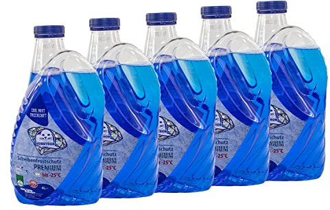 Scheibenreiniger Premium ROBBYROB Fertiggemisch -25 °C 5 X 4 Liter Cool Mint Frischeduft