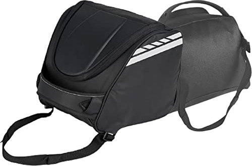 WHYUNM26 wasserdichte Motorradtasche Große Kapazität Multifunktionale Schräge Straddle-Tasche Polyester-Reflexstreifen-Fronthakentasche
