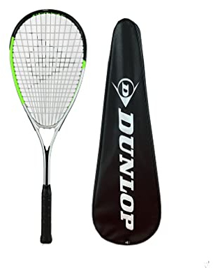 Dunlop Hyper Lite Max Squashschläger und Schutzhülle