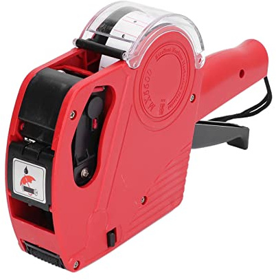 Etichettatrice Manuale, Portatile Multifunzionale Dimensioni Compatte 8 Cifre Prezzo Tag Pistola Con Cartuccia Per Magazzino Per Negozio Di Abbigliamento (11)