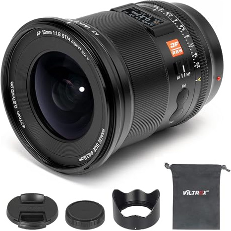 VILTROX 16mm f/1.8 F1.8 FE Autofokus Vollformat Ultraweitwinkel objektiv mit großer Blende und integriertem LCD-Bildschirm für Sony E-Mount-Kameras A7 A7II A7III A7R A7RII A7RIII A7RIV A7S A7SII A9 A7