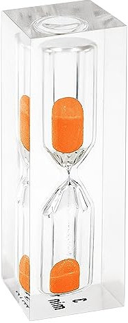 Wyleaves 3 Minutes Crystal Sand Timer Hourglass, Toothbrush Timer 3mins Sand Clock Sandglass Desktop Ornament Party Favors