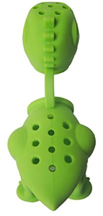 BESTonZON Silicone Dinosaur Tea Brewer Dinosaur Tea Infuser Fine Slots Food Grade Silicone Strainer Filter Diffuser Easy Clean Fun Design