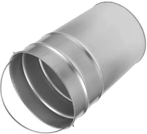 Zerodeko Multiusos Cubo De Metal Grueso Asa Fácil De Transportar Adecuado Para Exterior