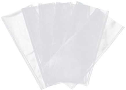 Kisangel 100pcs PVA Water Soluble Fishing Bags Carp Mesh Bag 6x12cm for Year-Round Use