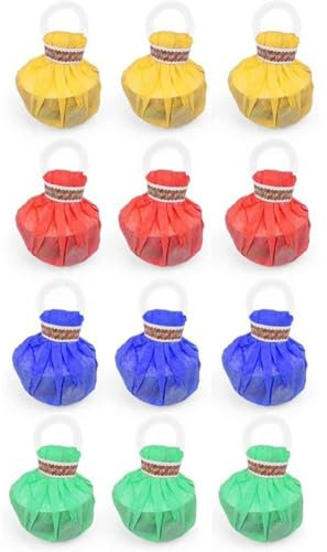 Vobumix 12 Uds. Serpentinas para Lanzar a Mano, Confeti, Serpentinas De Papel Mágicas, Galletas De Confeti Sin Ensuciar, para Cumpleaños, Propuesta De Boda, Graduación