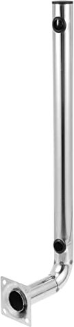 Artibetter Stainless Steel Roof Antenna Mount Bracket Universal Outdoor Pole Support for Tv and Utv Antenna Installation Random Color