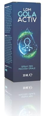 Halssspray för munslemhinnan och röst – lugnande och lugnande åtgärder för torr och irriterad hals, näsa- och halsstöd med växtextrakt – LDM Gola Activ – 30 ml