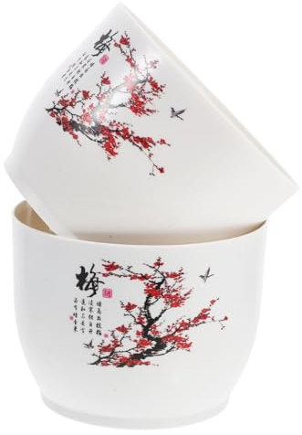 HANABASS Vaso Da Fiori Da Giardino Ciotola Di Plastica Fioriera Decorativa Per Interni Per Casa Ufficio Balcone