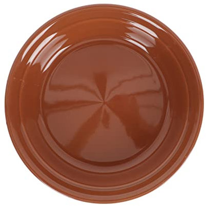 ABOOFAN Plato De Cerámica Para Hornear Abalones y Fácil De Limpiar Bandeja De Cocina Para Hornear Rojo Ladrillo