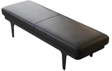 Sitzbank für Schlafzimmer Wohnzimmer Gepolsterte Schlafzimmerbank aus PU-Leder, gepolsterte Eingangsbank, Bettbank mit Metallbeinen, for dekorative Zwecke, Wohnzimmer, Esszimmer Bettbank(140*45*42cm)