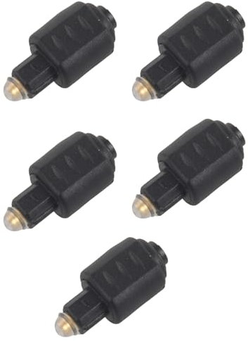 Remingtape 5X Mini Optical Audio Adapter 3.5MM Female Jack to Digital Toslink Male Plug for Amplifier