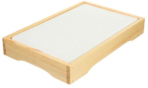 LABRIMP Plato De Hielo De Plato De Madera Para Sushi De Conservación De Alimentos