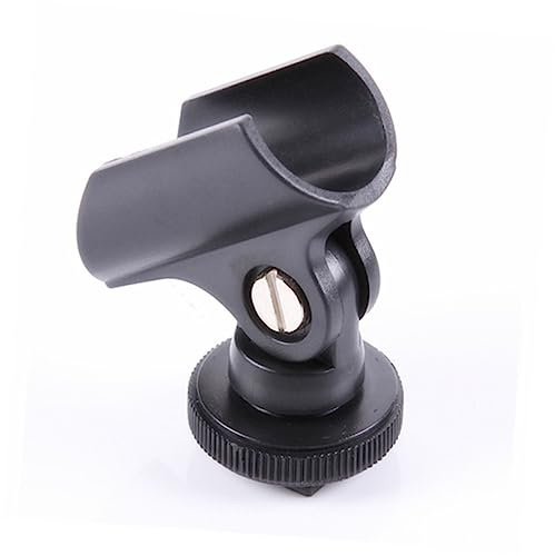 COOPHYA 5stücke Mikrofonklammer Kunststoff Mit Hot Shoe Adapter Für Dslr Kameras Verstellbarer Mikrofonhalter Flexibel Und Robust Einsetzbar Für Interviews Und Mobile Aufnahmen