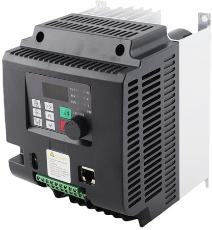 MasYosh Inverter Solare 4KW, Trasmissione a Frequenza Variabile con Controller MPPT Incorporato, Uscita 1P 0-220VAC per Controllo della velocità della Pompa Fotovoltaica