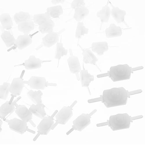 Baluue 50 Pezzi Micro Pulsante Autobloccante On Off per Torcia Elettrica Piccolo Interruttore Luce Mini Latching per Progetti Fai da Te Elettronici