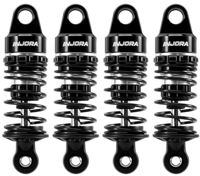 INJORA 45mm Öldämpfer mit Progressiven Federn ersatz für 1/12 Losi Nascar